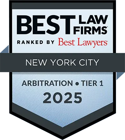 Best Law Firms - Arbitration Tier 1 Badge